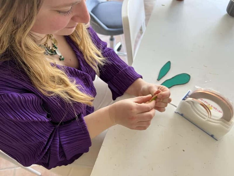 Pont-du-Château: create your own Tiffany stained glass cactus plant - What to Expect from the Tiffany Stained Glass Workshop