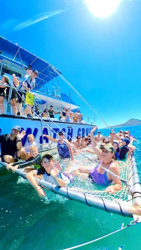 Port Stephens: Dolphin Watch Cruise with Swimming and Slides - Water Activities: Slides, Boom Net, and Splashing Fun