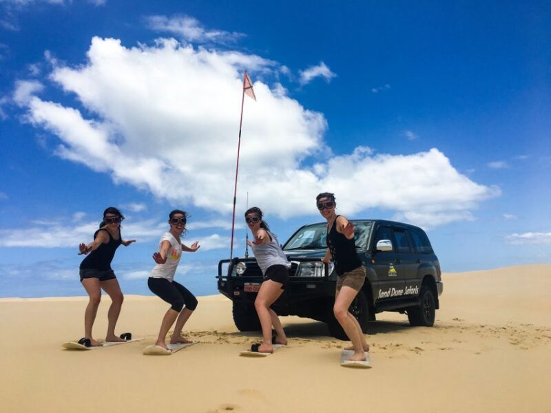 Port Stephens: Unlimited Sandboarding with 4WD Dune Transfer - FAQ