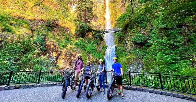 portland-scenic-self-guided-e-bike-tour-at-multnomah-falls