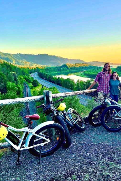 portland-scenic-self-guided-e-bike-tour-at-multnomah-falls