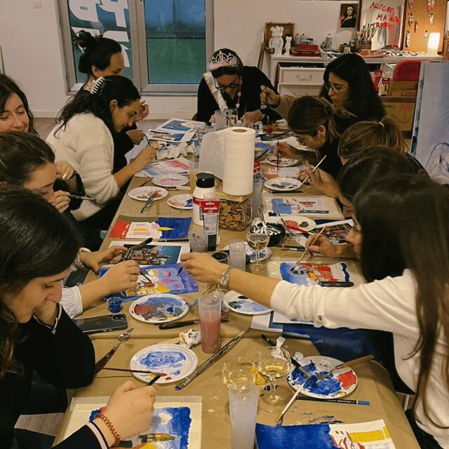 Porto: Acrylic Painting Workshop for Groups - Antero Quental - FAQ