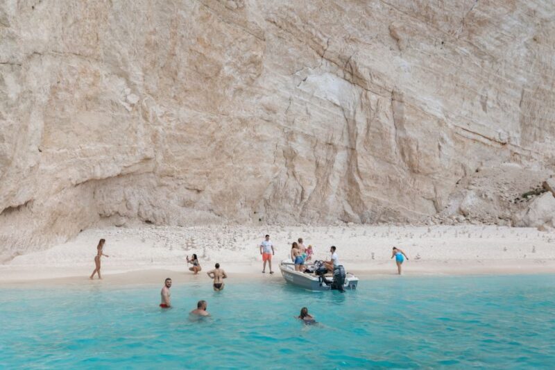 Porto Vromi: Shipwreck, Blue Caves, White Beach w/ 3 stops - Overview of the Experience
