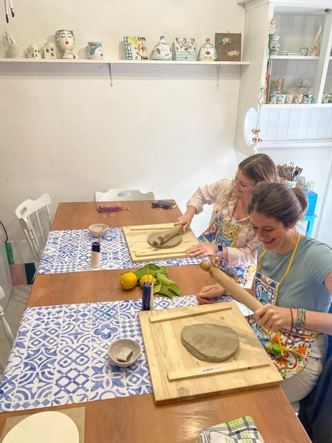 Positano: Ceramic class experience - Authenticity and Special Touches
