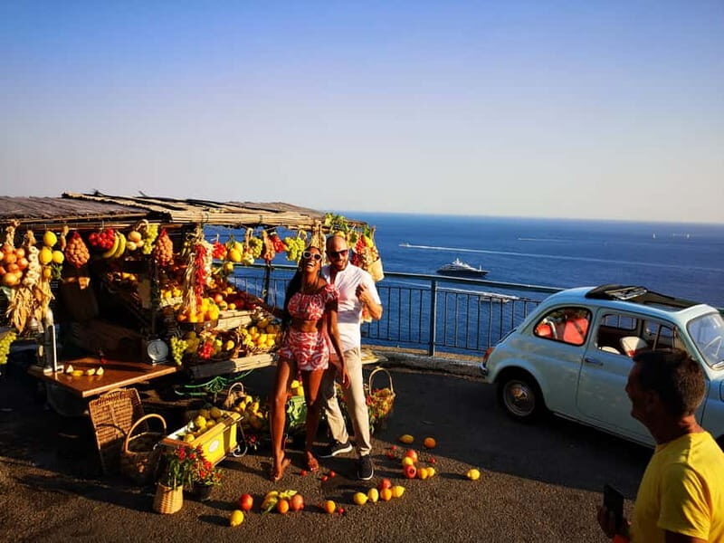 Positano/Praiano: Iconic Fiat 500 Private Amalfi Coast Tour - The Charm of Traveling in a Vintage Fiat 500