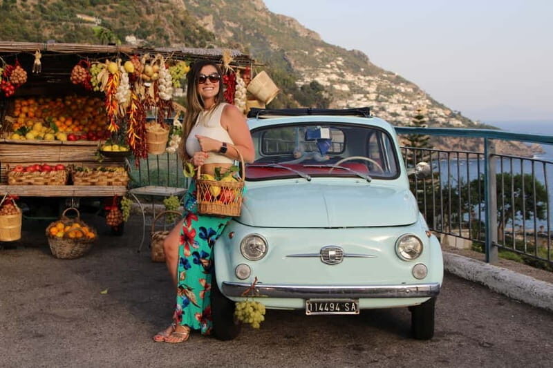 Positano/Praiano: Iconic Fiat 500 Private Amalfi Coast Tour - What’s Included and What’s Not