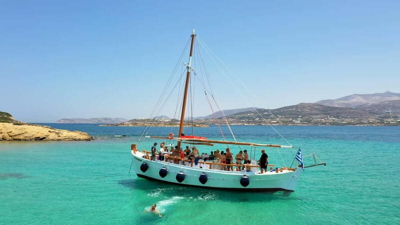 Pounta: Paros & Antiparos Cruise, Swimming & Seafood Lunch - Key Points