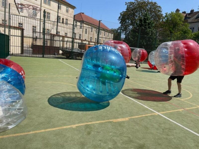 prague-bubbles-football-in-city-centre-of-prague