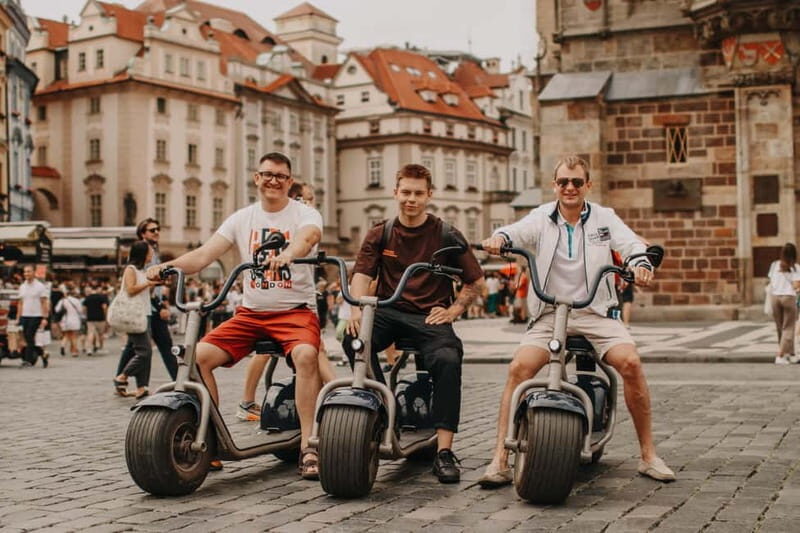Prague: Guided Fat Tire e-Scooter Tour - An Inside Look at the Itinerary