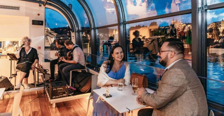 prague-sightseeing-dinner-cruise-on-open-top-glass-boat