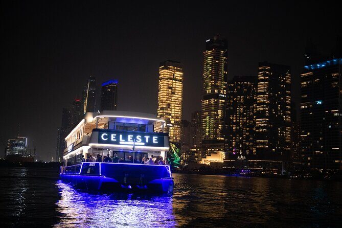 Premium Celeste Dinner Cruise on Dubai Creek with Heritage Views. - Key Points