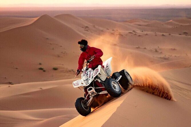 Premium Desert Safari: BBQ, Quad Bike & Sandboarding - Key Points