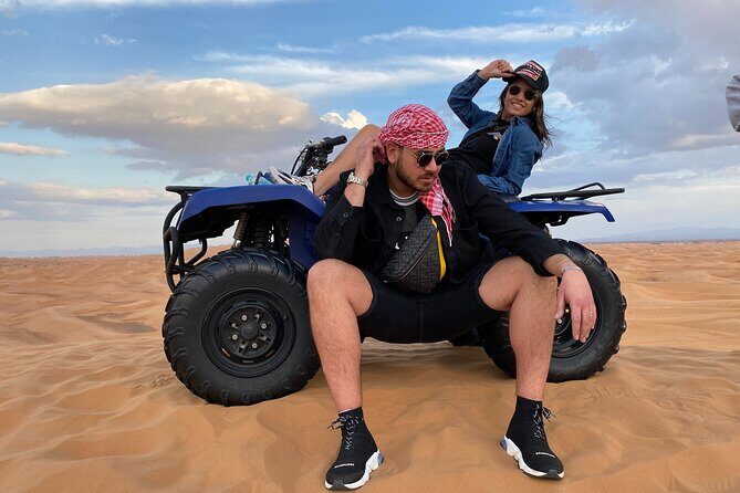Premium Evening Desert Safari, Quad Bike, Camel & VIP BBQ Dinner - Key Points