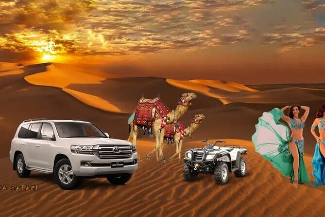 Premium Red Dunes Safari | Camel Ride | Dune Bashing | Sand Ski - Key Points