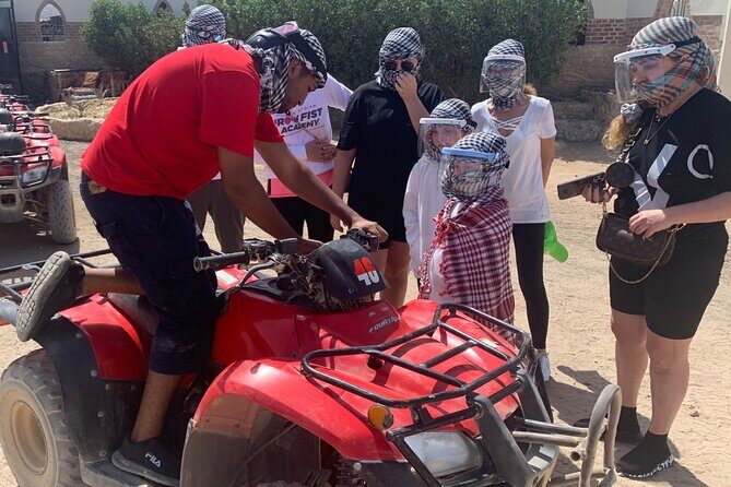 Private 5 Hours Safari by Quad Bike Hurghada + Camel ride - A Deep Dive into the Desert Safari Experience