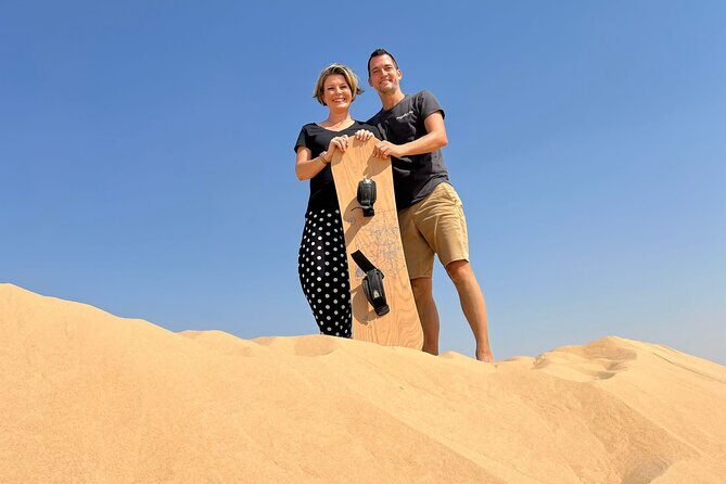 Private Abu Dhabi Sunset Desert Safari with Sand Boarding - Key Points