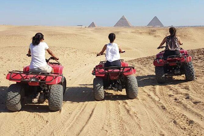 PRIVATE ATV Quad Bike Tour at Pyramids of Giza with Lunch - Authentic Experiences from Reviewers