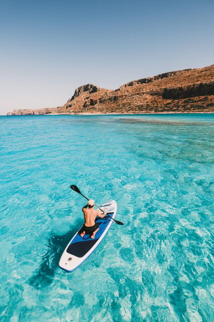 Private Balos & Gramvousa Luxury Catamaran Cruise with Meals - First Stop: Balos Lagoon
