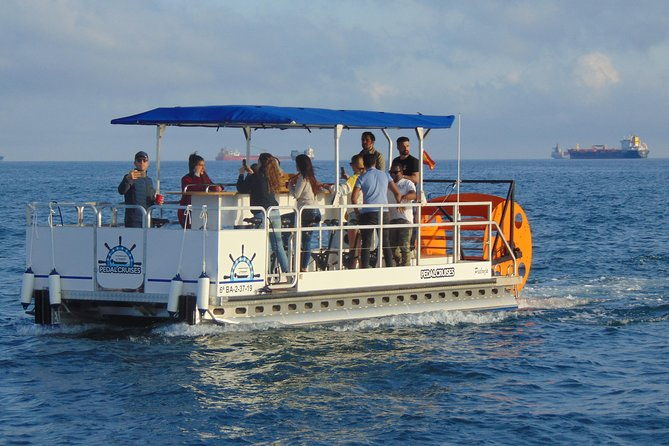 private-boat-rental-pedal-cruises-barcelona-cycle-boat