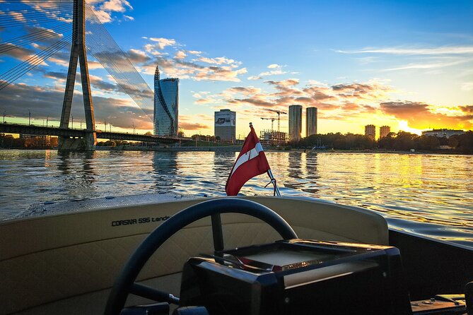 private-boat-tour-experience-in-riga-city-canal-and-daugava