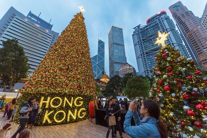 Private Christmas Walking Tour Hong Kong and Egg Waffle Treat - Key Points