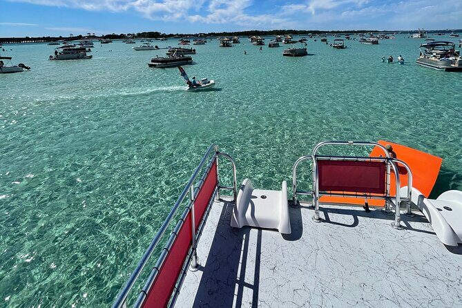 Private Crab Island Double Slides Pontoon Charter - FAQ About the Crab Island Double Slides Pontoon Tour