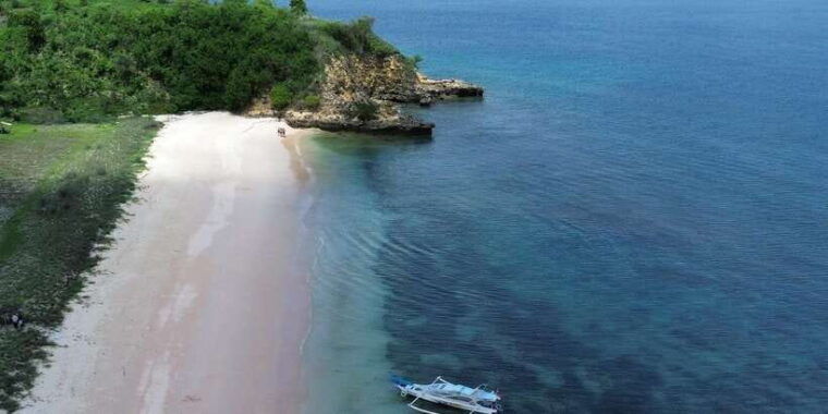 private-day-tour-to-pink-beach-sand-island-gili-petelu