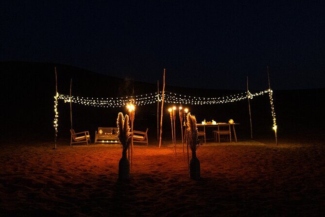 Private Dinner in the dunes in the Mleiha National Park - Key Points