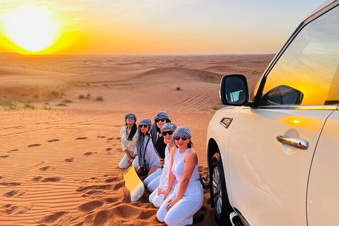 Private Evening Desert Safari with BBQ Dinner & Sand Boarding - Key Points