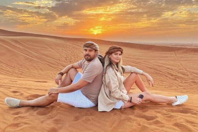 Private Evening Red Sand Desert Safari with BBQ Dinner - Key Points