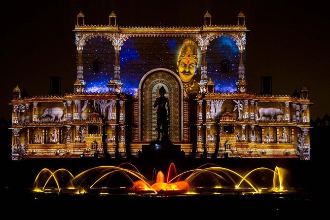 Private Evening Tour of Akshardham Temple with Musical Fountain Show - Key Points