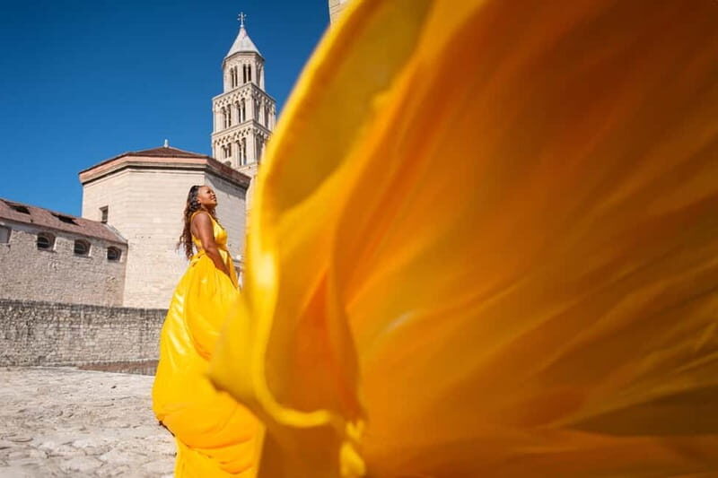 Private Flying Dress Photo Session in Split, Croatia - Key Points