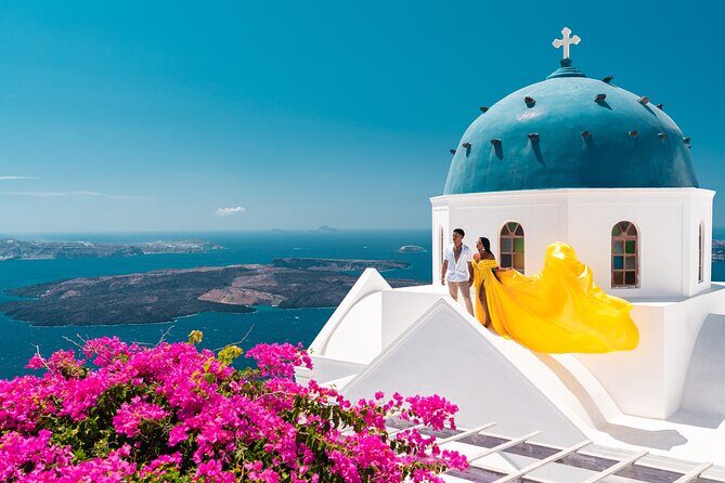 Private Flying Dress Photoshoot in Santorini - How the Photoshoot Is Structured
