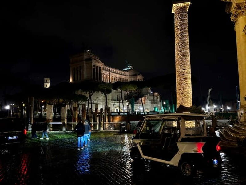 Private Golf Cart Tour: Discover the Magic of Rome by Night - Exploring Rome in the Evening: What You Can Expect