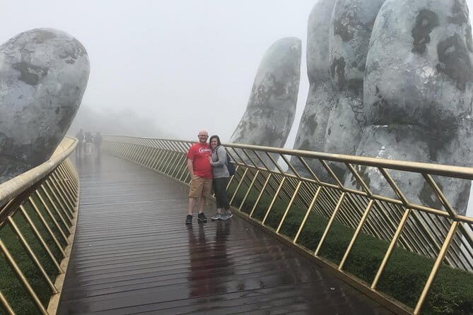 Private Guided Full Day Tour Ba Na Hills Golden Hands Bridge AND Marble Mountain - In The Sum Up