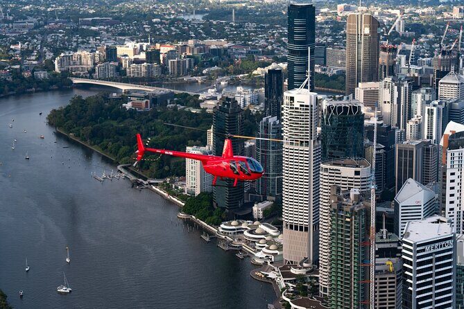 Private Helicopter Scenic Tour of Brisbane - 25min - The Duration and Value
