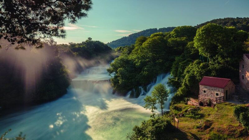 private-krka-falls-tour-from-split-with-wine-tasting-lunch