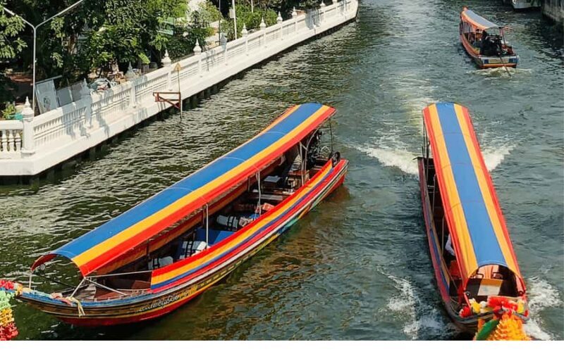 Private Long-tail boat canals tours in Bangkok-artists House - Key Points