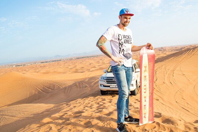 Private Morning Desert Safari Dubai Camel Riding and Sandboaring - Key Points