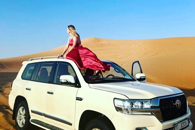 Private Morning Safari Camel Ride, Dune Bashing and Sandboarding - Key Points