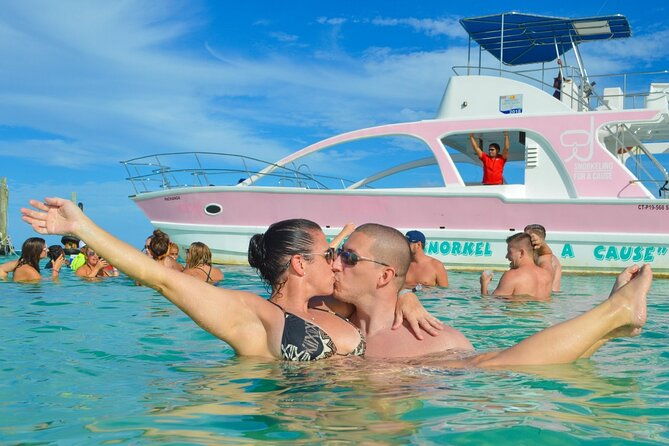 private-party-boat-with-slide-and-chicken-skewers-at-punta-cana