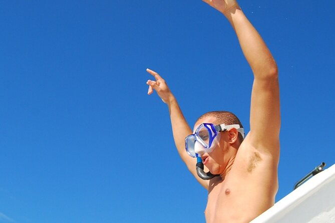 private-party-boat-with-slide-and-chicken-skewers-at-punta-cana