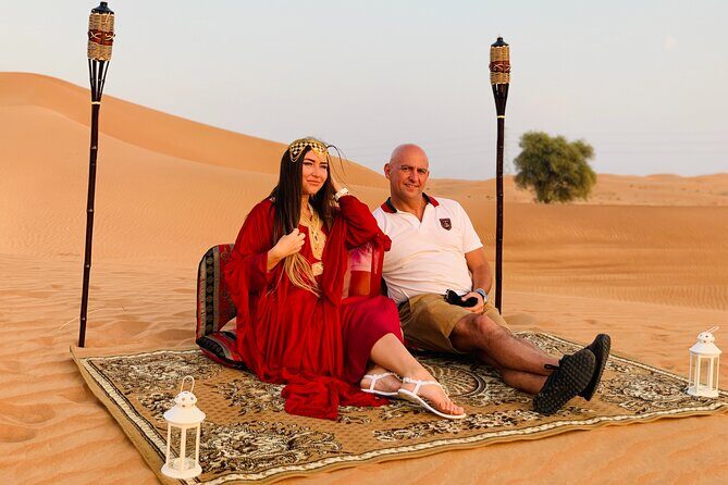 Private Red Dunes Desert Safari , BBQ Dinner and Camel ride - Key Points