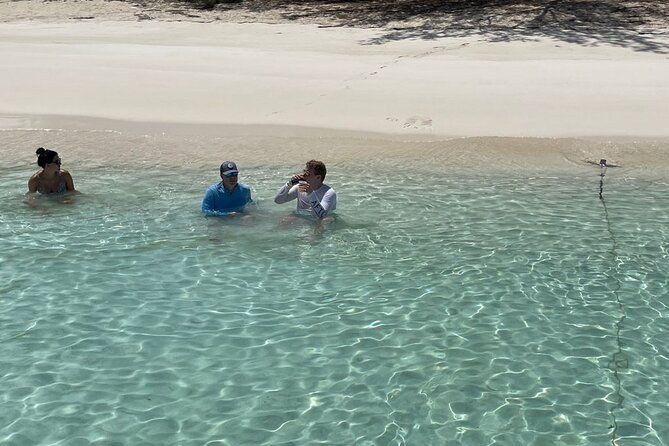 private-rose-island-half-day-charter-with-swimming-pigs
