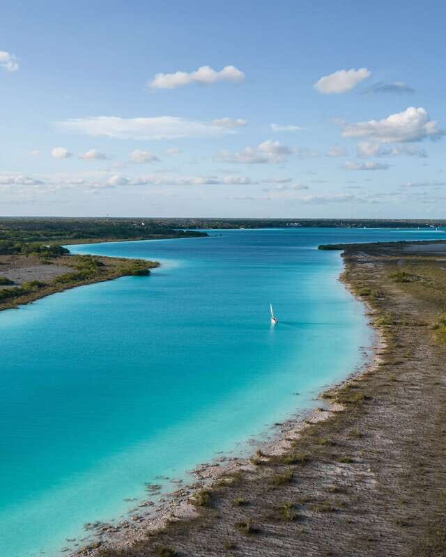 Private sailboat tour across the Bacalar seven colors lagoon - A Closer Look at the Private Sailboat Tour Across Bacalar’s Seven Colors Lagoon