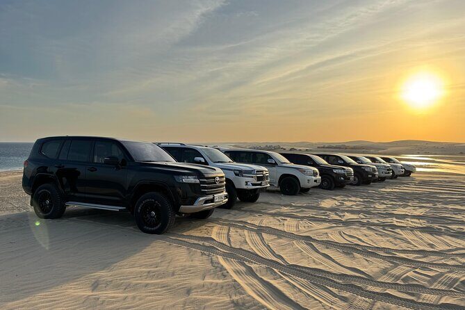 Private Sealine Beach Tour with Desert Activities - Key Points