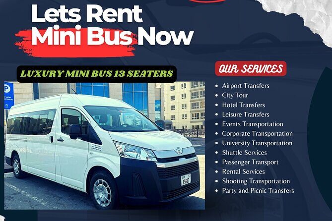Private, Small and Big Groups Rent a Van in Dubai - FAQ