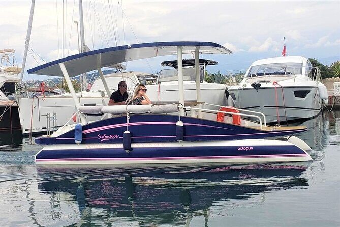 Private Solar Catamaran Cruise in Antibes Juan les Pins - Key Points