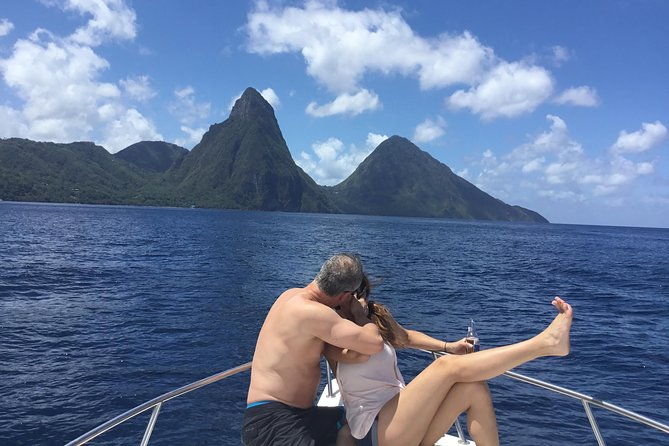 private-speedboat-soufriere-tour-mud-bath-waterfall-beach-time