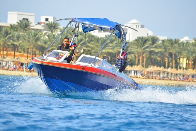 Private Speedboat to Abu Munkar Island and Snorkeling - Hurghada - Exploring the Private Speedboat to Abu Munkar Island and Snorkeling from Hurghada